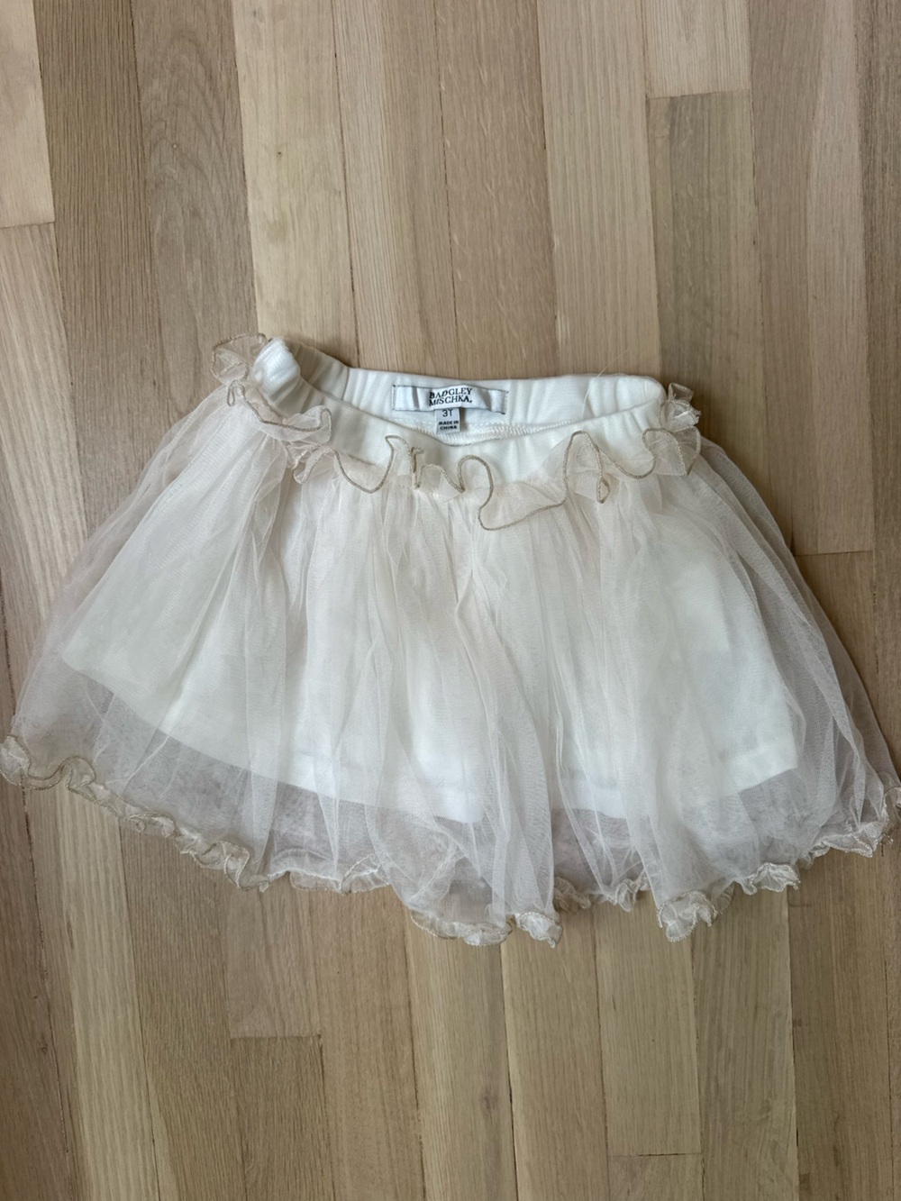 Badgley Mischka Girls Formal Tulle Skirt Size 3T